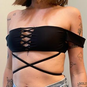 Black Bikini Swimsuit Top